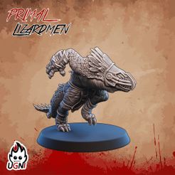 Saurus-Blocker-05-1.jpg Fichier 3D Saurus Blocker #5 - Lizardmen Team・Modèle à imprimer en 3D à télécharger