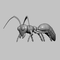 bar.png Fichier OBJ Insecte, Fourmi STL, OBJ・Modèle à imprimer en 3D à télécharger, skn79