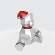 bear1.png Low-Poly Christmas Bear - 3D Model