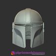 The Mandalorian Helmet_07.jpg The Mandalorian Helmet - Star Wars - 3D Printing Model