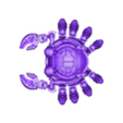 Flexi Factory Cyber Crab_Bottom.stl Flexi Factory Cyber Crab