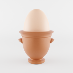 eggbell-pot1.png Fichier STL gratuit Coquetier | Cloche | POTERIE GRECQUE ANCIENNE・Objet à télécharger et à imprimer en 3D