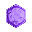 Water_Tile_without_Water_Thin_-_1_Hex_V2.stl Download free STL file Water Tiles for Gloomhaven (1 & 2 & 3 Hex) • 3D printer template, RobagoN