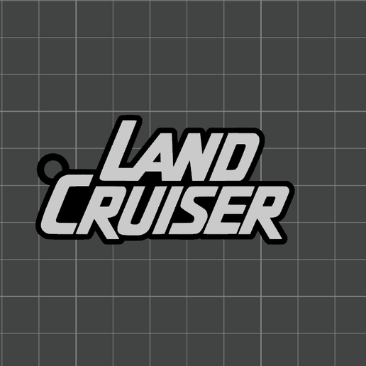 🚗 Toyota Land Cruiser Keychain・Free STL File for ・Cults
