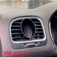 vw-mk6.png AIR VENT GAUGE POD, 52MM, FOR VW GOLF MK6
