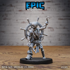 3285-Undead-Pirate-Crew-Wheel-Carrier-Medium-1.png Archivo 3D Undead Pirate Crew Wheel Carrier‧ DnD Miniature ‧ Tabletop Miniatures ‧ Gaming Monster ‧ 3D Model ‧ RPG ‧ DnDminis ‧ STL FILE・Modelo para descargar e imprimir en 3D