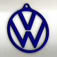 Captura-de-pantalla-(175).png Fichier STL gratuit Porte-clés NOUVEAU VW ID LOGO VOLKSWAGEN 2020・Design pour imprimante 3D à télécharger