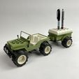 IMG_8444.jpg STL-Datei WILLYS JEEP STIFTHALTER + ANHÄNGER・Modell für 3D-Drucker zum Herunterladen