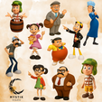 Disney-princesa-fotos-7.png Colección completa Vecindad del Chavo del 8 - Pack de 10 figuras 3D
