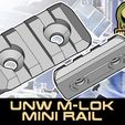 Bi y : Tee. g PE 2s UNW M-lok Mini Picatinny rail