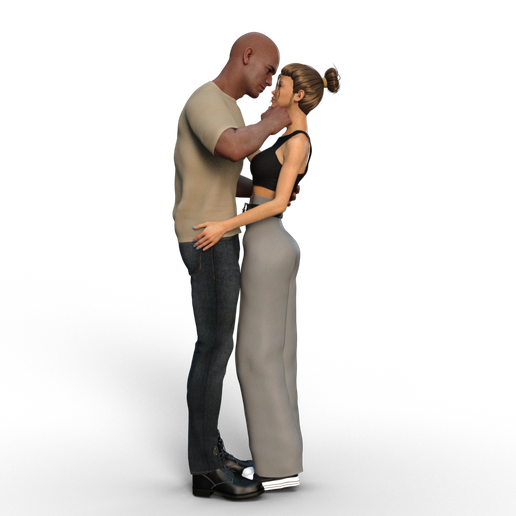 san valentine's day boyfriends 3D model