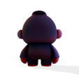 007.png Modelo 3D de gorila / macaco com baixo teor de poliéster - Pronto para imprimir e jogar
