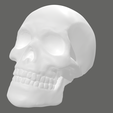 keycap scull 3d printing 11.png Skull Keycap STL for Cherry MX 3D print model