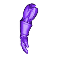 HandLVAR1.stl STL file Majin Buu Dragon Ball Z・Model to download and 3D print