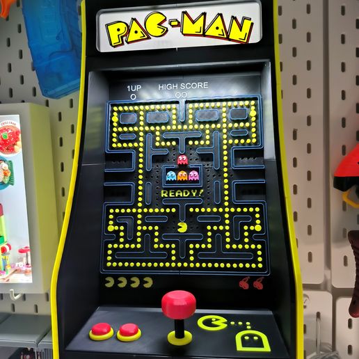🕹️ Pacman Arcade Model・ 3D File for ・Cults