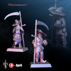 NecromancerPoster.png 3D file Necromancer・3D printing model to download