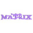 The Matrix Logo Cuadro Pared.stl The Matrix Logo Picture Wall