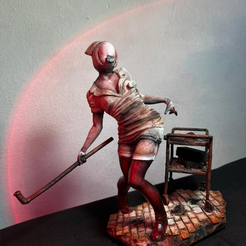 Bubble Head Nurse Statue - Silent hill 2
