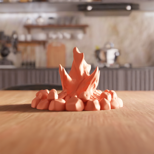 🔥 3D Camp Fire STL File - 230・ STL File for 3D printing・Cults