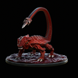 Agascorpion-highpoly-2.png Agascorpion hell monster statue fantasy agama / Scorpio POSE 1