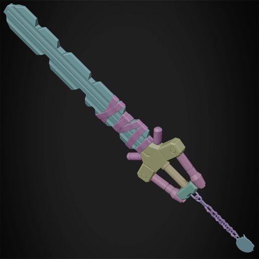 Fenrir_frame_0090_base.jpg Kingdom Hearts Fenrir Keyblade for Cosplay