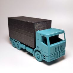 1.jpg Download free STL file Print-in-Place Box Truck Module • 3D printer template, budinavit