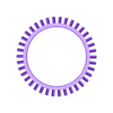 Comp-9-Rotor01.stl Turbo Ramjet Engine, Mach 3+ - Jet Engine (Only)