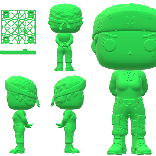 Vasquez.png Funko Aliens Vasquez Colonial Marine USCM Custom