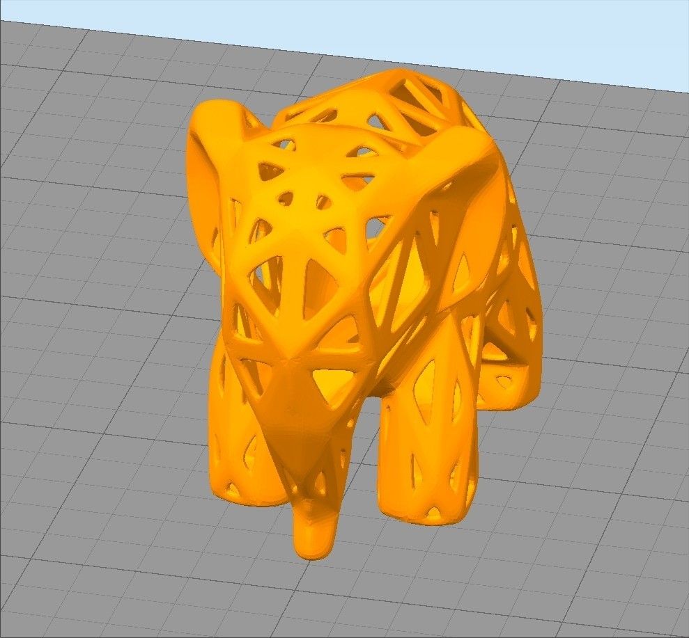 elephant_3d_model_stl.jpg STL file Baby elephant・3D printer model to download, 3dpark