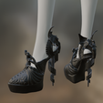 Screenshot_16.png Vampire heart (shoes and  crown)  for  Monster High Draculaura