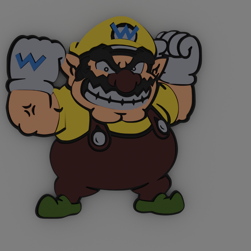 Wario 3D model