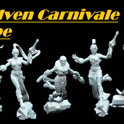 harleytroops6.png STL file The Elven Carnivale Troupe・3D print object to download