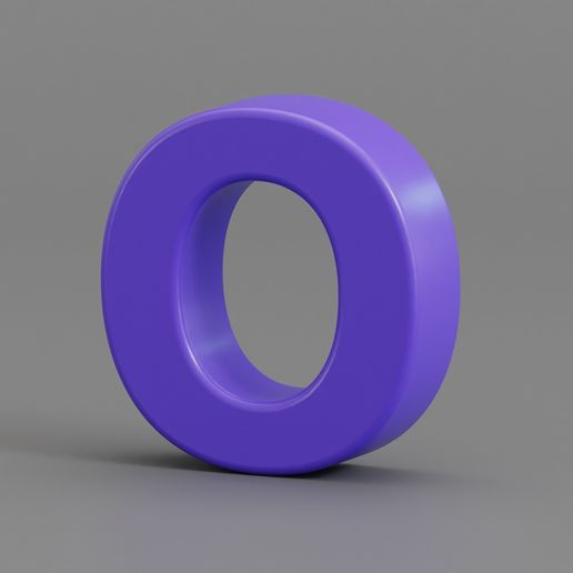 Alphabet O Letter