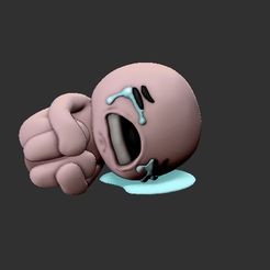 IsaacBossFight.jpg The Binding of Isaac - Isaac Laying Fetus Position Bossfight 3d Model