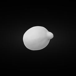 lemon-render1.png Archivo STL Limón・Modelo para descargar y imprimir en 3D