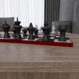 untitled1-1.jpg Chess Set Modern, 3D STL File for Chess Pieces, Chess Model, Digital Download, 3D Printer Chess Model, Game, Home Decor, 3d Printer Chess