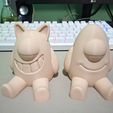 1000021260.jpg Cute Sitting Monster 3D Printing Model