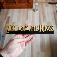 The-Lord-Of-The-Rings-Logo.jpg Fichier STL Logo du Seigneur des Anneaux・Design pour imprimante 3D à télécharger
