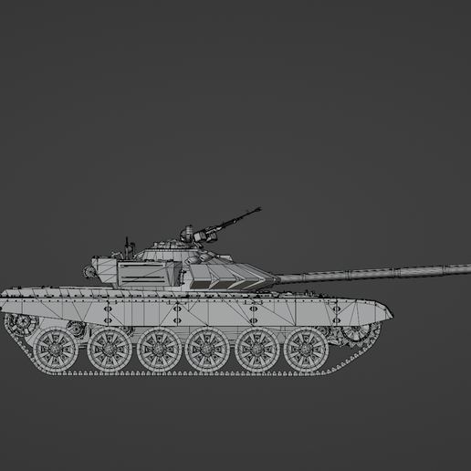 preview9.png Tank T 72 B3 STL