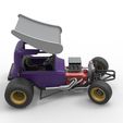 23.jpg Vintage Winged Supermodified stock car para Dirt girando Escala 1:25