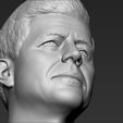 20.jpg John F Kennedy bust ready for full color 3D printing
