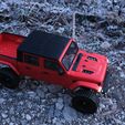 3d printed rc body abs hard jeep rc gladiator.jpg JEEP GLADIATOR RC HARD BODY SCALER 370MM MST TRX4 AXIAL