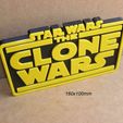 star-wars-the-clones-animacion-pelicula-serie-ficcion-impresion3d.jpg Star Wars, The Clones Wars, Poster, Sign, Logo, Animation Movie