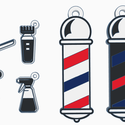 barberia.png Barber shop keychain - barber shop keychain