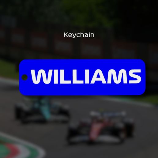 🗝️ F1 Williams Racing Keychain・ STL File for 3D printing・Cults