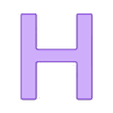 H.stl 1:1 Gas Station Letters