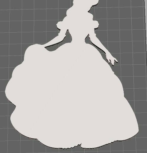 disney princess dress silhouette Princess Silhouette - 10 Free PDF Printables