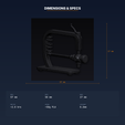 04_dimensions.png Backdrop Stand Clamp - 3D Printable STL File