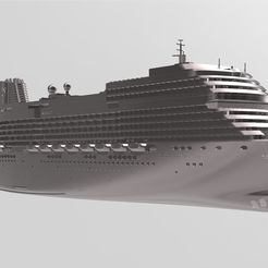 Untitled-6.jpg Archivo STL MS Rotterdam, el nuevo crucero de Holland America (2021)・Plan imprimible en 3D para descargar