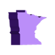 Minnesota_1_Blue.stl FIRST FRC Team distribution map 2014